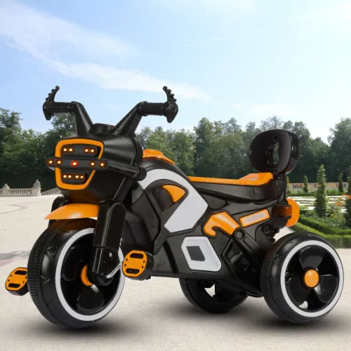 Image of Little Olive RideOn Ranger Bike Pedal Tricycles for Kids 1-3 Years Rideons & Wagons Non Battery Operated Ride On (Orange