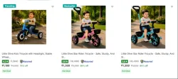 Little Olive Tricycles upto 73% Discount
