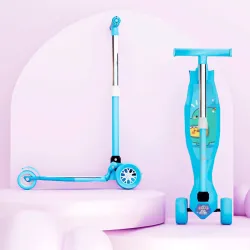 Little Olive Tikes Adjustable Foldable Scooter for Kids | Blue