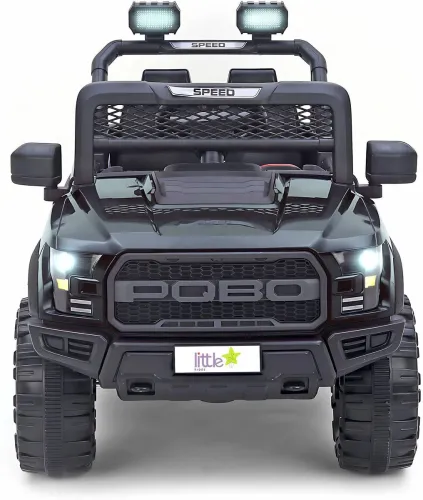 Image of LITTLE RIDES Pobo 12v Battery Operated Jeep