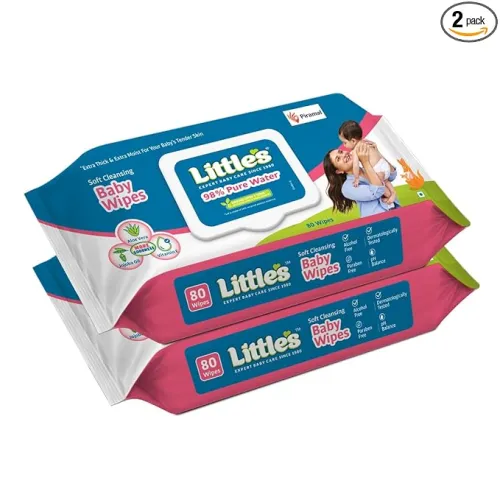 Image of Little's Soft Cleansing Baby Wipes (160 Wipes)