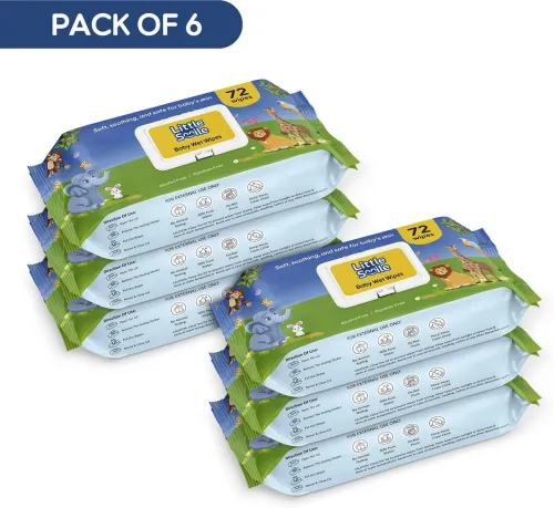 Image of Little Smile Baby Wipes (72*6) 