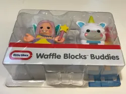 Little Tikes Waffle Blocks Double Figure Pack- Fairy/Unicorn Rattle (Multicolor)