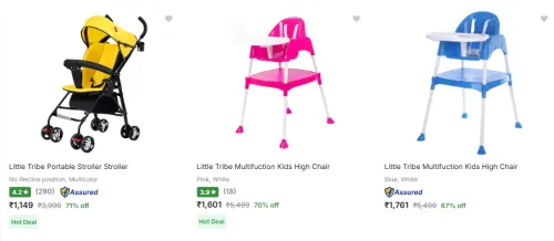 Image of Little Tribe Baby Gear upto 71% Discount