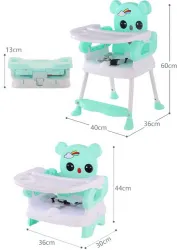 Little Tribe Multifuction Kids Chair (Green, White)