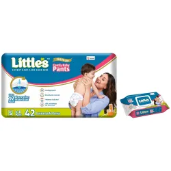 Littles Diaper Baby Pants Small 42 Count 