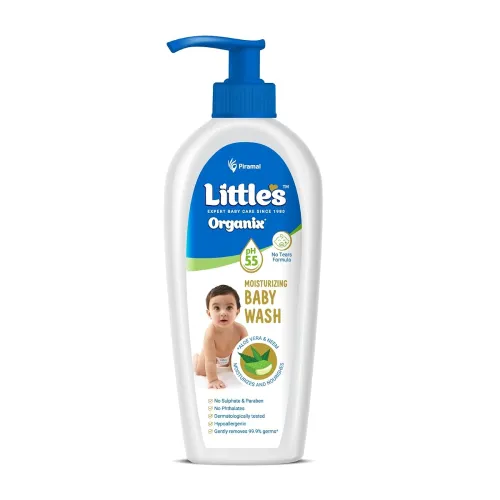Image of Little's Organix Gentle Baby Wash 400ml | Head to Toe Wash | Tear Free | pH 5.5