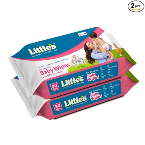 Image of Little's Soft Cleansing Baby 80 Wipes 