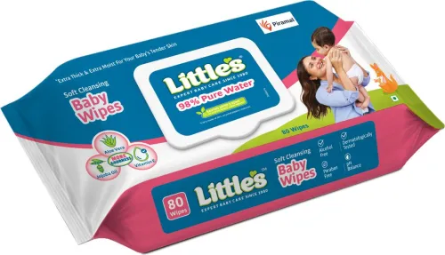 Image of Littles Soft Cleansing Baby Wipes (80 Wipes)