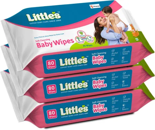 Image of Littles Soft Cleansing Baby Wipes (240 Wipes)