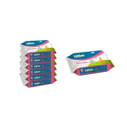 Littles Soft Cleansing Baby Wipes with Aloe Vera, Jojoba Oil and Vitamin E
