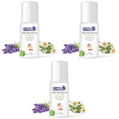 Image of Littloo After Bite Roll-On for Kids 40ml (Pack of 3)
