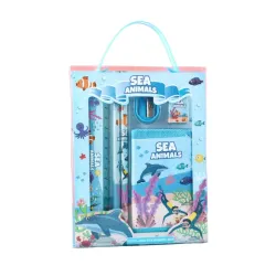 LitVibes Sea Animals Fancy Stationery Set