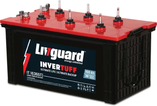 Image of Livguard 48 Months Warranty Tubular Inverter Battery (160 Ah, IT 1636STJ)
