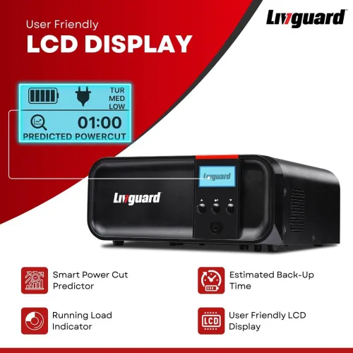 Image of Livguard VISION-HDX1100i 900VA Pure Sine Inverter