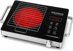 LivHome 2200 W Infrared Cooktop Touch Panel