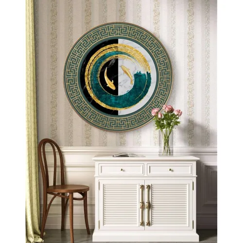 Image of Livin'luxe paintings fish Abstract modern GRM-17