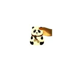 LIVIQUE Panda Rechargeable Color Changing Silicone Night Lamp