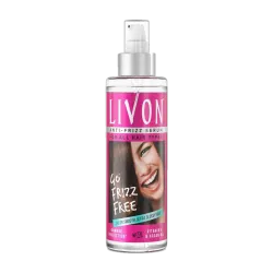 LIVON Hair Serum,For Dry & Frizzy Hair, Provides shine, smoothness & damage protection (200 ml)