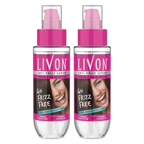 Image of Livon Hair Serum, For Dry & Frizzy Hair | Provides shine, smoothness & damage protection|