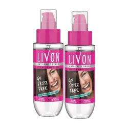 LIVON Hair Serum For Smooth, Frizz free & Glossy Hair (200 ml)