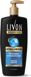 LIVON Hyaluron Shampoo for Women & Men | Hydrates Dry & Dull Hair | 2x Soft & Shiny Hair (650 ml)