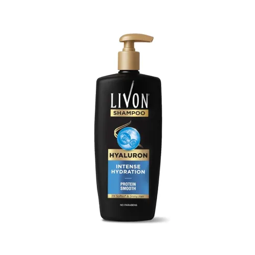 Image of Livon Hyaluron Shampoo for Women & Men | Hydrates Dry & Dull Hair | 2x Soft & Shiny Hair | No Parabens | 650ml