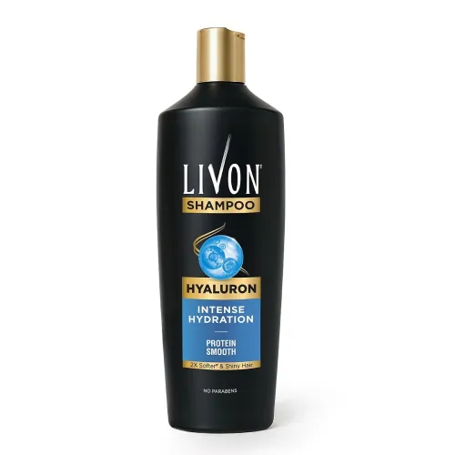Image of Livon Hyaluron Shampoo for Women & Men | Hydrates Dry & Dull Hair | 2x Soft & Shiny Hair | No Parabens | 340ml