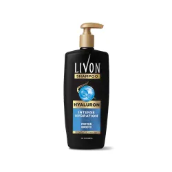 Livon Hyaluron Shampoo for Women & Men | Hydrates Dry & Dull Hair | 2x Soft & Shiny Hair | No Parabens | 650ml