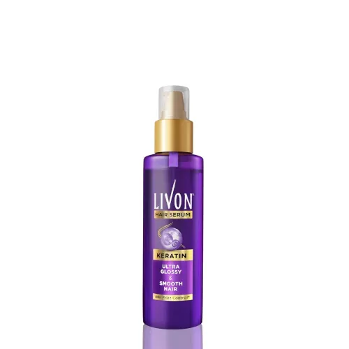 Image of Livon Keratin Hair Serum for Women & Men Ultra Glossy & Smooth Hair 