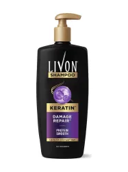 LIVON Keratin Shampoo for Women & Men |Repairs Damaged Hair |Smooth & 5x
