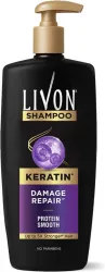 Livon Keratin Shampoo Stronger Smooth Hair (650ml)