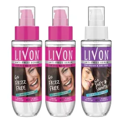 Livon Serum, 100Ml (Pack Of 2) And Serum For Rough & Dry Hair, 100 Ml