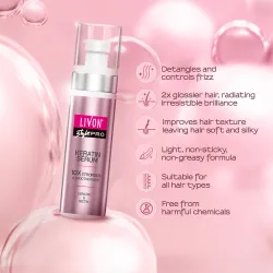 LIVON Style Pro Keratin Hair Serum for Women