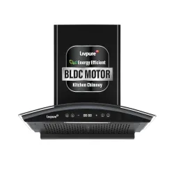 Livpure 60cm BLDC Autoclean Chimney (Black)