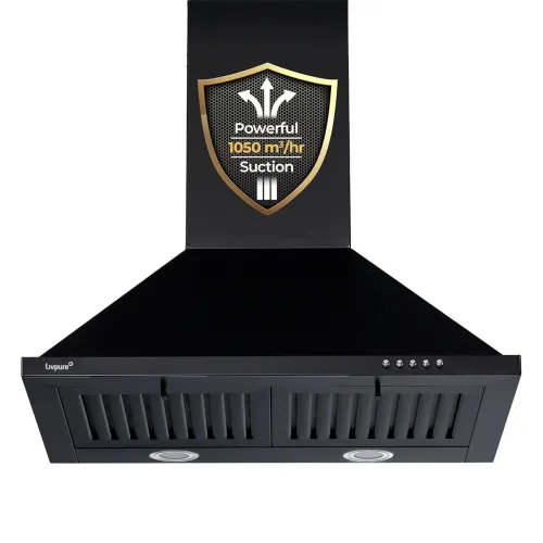 Image of Livpure Alder Neo 60 cm | Pyramid | 1050 m³/hr Suction | Baffle Filter | Push Button Control | Low Noise | 5 Year Motor 