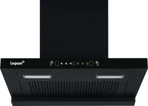 Image of Livpure Evora-60 Auto Clean Wall-Mounted Kitchen Chimney (60cm)