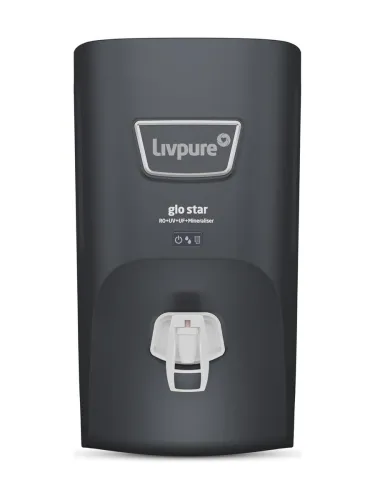 Image of LIVPURE LIV-GLO-STAR-GREY 7 L RO + UV + UF + Minerals Water Purifier (Grey)