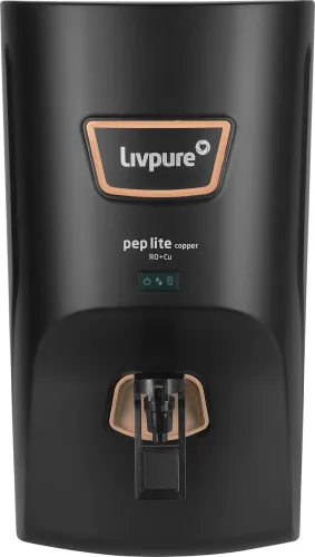 Image of LIVPURE PEP LITE COPPER 7 L RO Water Purifier Black
