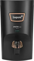 LIVPURE PEP LITE COPPER 7 L RO + Copper Water Purifier |6 Stage Water Purifier | Suitable for Borewell/Tanker/Municipal Water| (Black)
