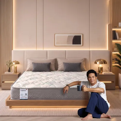 Image of Livpure Smart Ortho CURVX Memory Foam Orthopedic Mattress | Double 78x48x8