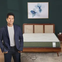 Livpure Smart Regal Orthopaedic Plush Mattress with Swirl Gel Foam & Latex | 5 Zone HR Foam & COMFORTSCIENCE Tech with 1