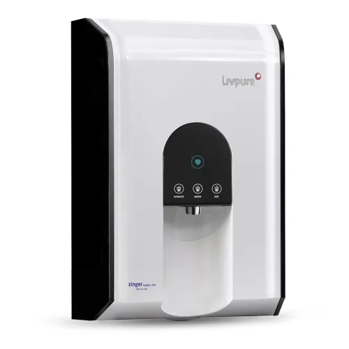 Image of Livpure Zinger Copper Hot with Water Saving Technology and Interactive Touch Display, RO+UV+UF+Copper, 6.5L Storage, Ins