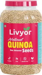 LIVYOR White QuinoaSeeds for Weight loss Management Quinoa (1 kg)