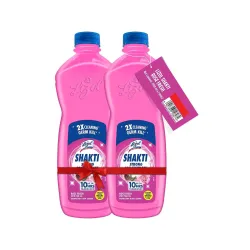Lizol Shakti Rose Fresh Floor Cleaner 900ml Pack of 2