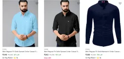 Lizzy Mens Shirts upto 81% Discount
