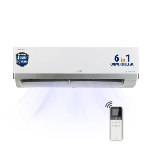 Image of Lloyd 1.5 Ton 3 Star Inverter Split AC 6-in-1 Convertible