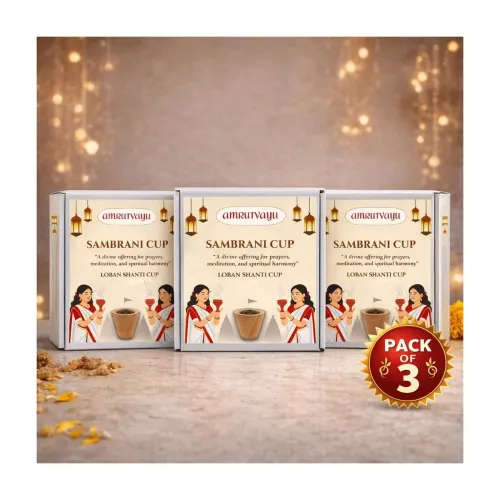 Image of Loban Sambrani Havan Cups for Pooja 36pcs Pack of 3