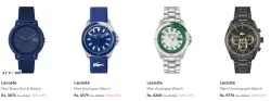 LOCASTE men watch up to 49 % Discount
