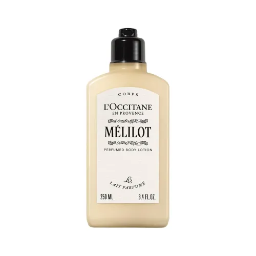 Image of L'Occitane Mélilot Body Lotion 250ml | Moisturizing, Comfort Skin, Fast-Absorbing Lotion,Subtle Scent